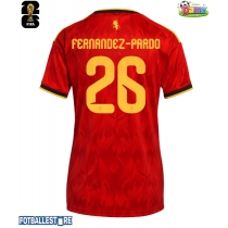 Belgia Matias Fernandez-Pardo #26 Hjemmedrakt Dame VM 2026 Kortermet